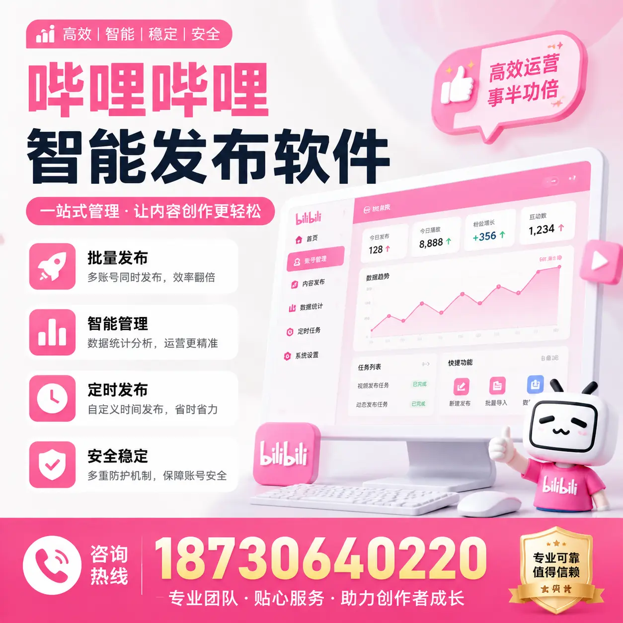 如何评估哔哩哔哩智能发布软件的ROI？苏州 企业必读